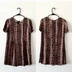 ba&sh Snakeskin Print Mini Dress